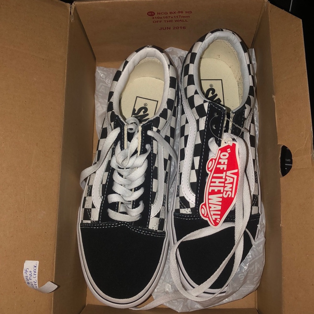 Old Skool Platform Vans (Checkered)